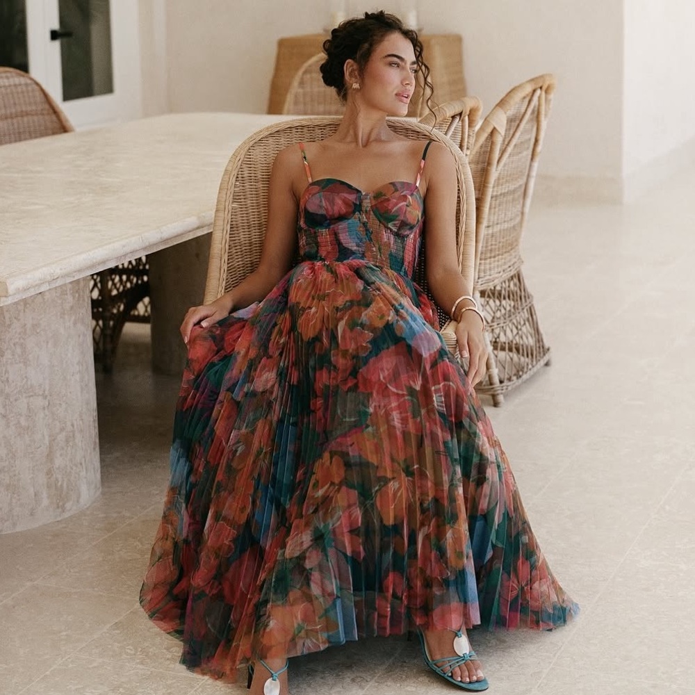 Hutch Brianna Smocked Tulle Dress